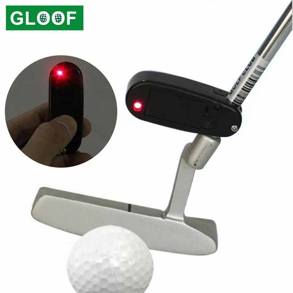 

1Pcs Outdoor Golf Putter Sight Golf Rangefinder Black Golf Training Corrector Auxiliary Tool