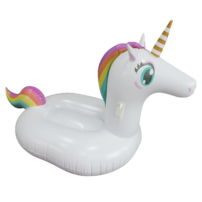 Горячая Гигантский Надувной Премиум Единорог бассейн поплавок Rideable Blow Up Летний