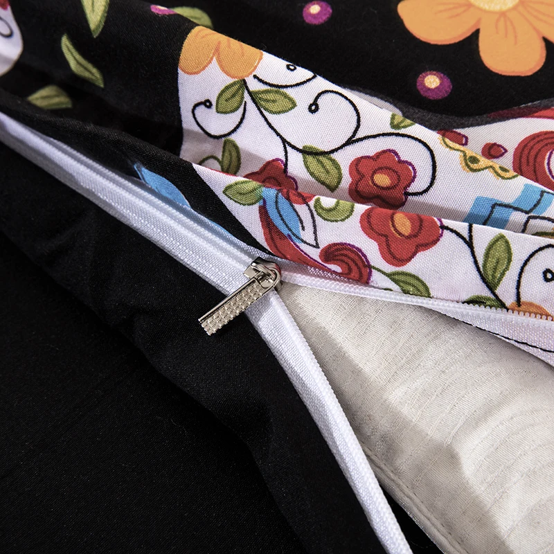 

Cartoon Skeleton 3D Print Comforter Bedding Set Duvet Covers Pillowcase Home Textile Queen King Size Luxury Cute Hot Sale Adults