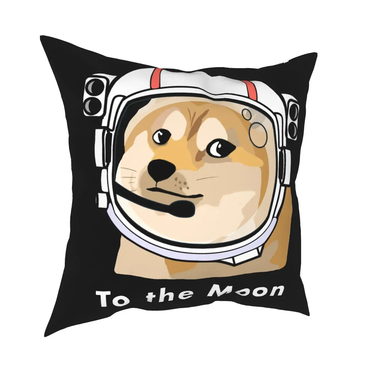 Наволочка Doge To The Moon Dogecoin Полиэстеровые подушки для дивана Биткоин GME WSB - купить по