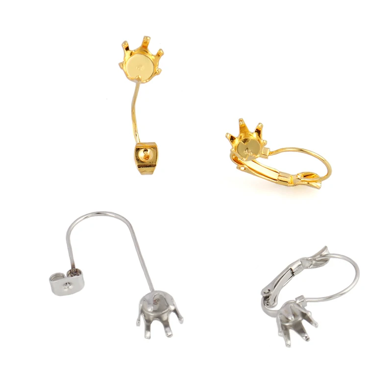 

Пустая основа для сережек-гвоздиков из нержавеющей стали, принадлежности для изготовления ювелирных изделий с геометрическими настройкам...