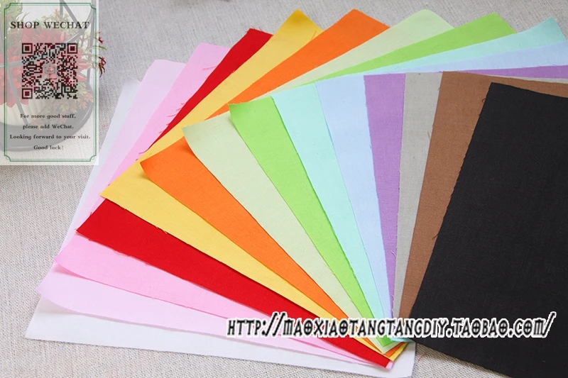 Простая ткань из чистого хлопка ручной работы для поделок 24 см * 40 тряпки