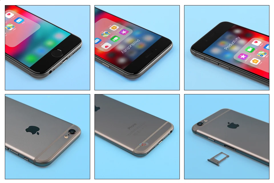 Apple iPhone 6 двухъядерный IOS мобильный телефон 4," 1 ГБ ОЗУ 16 Гб/64 Гб/128 Гб ПЗУ iOS 8.0MP wifi 4G LTE разблокированный смартфон