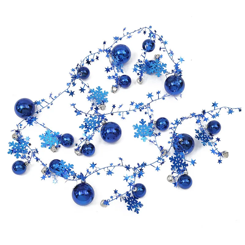 Новинка 2020 Рождественская гирлянда с шариками подвесные украшения для вечерние