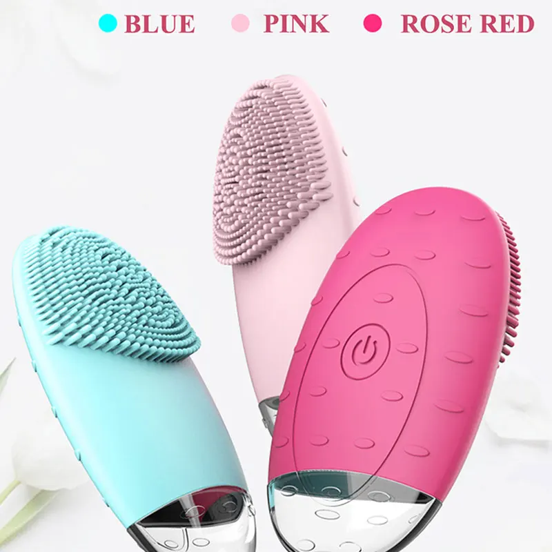 Электрическая щетка для очищения лица мини без мертвых углов очистки пор против