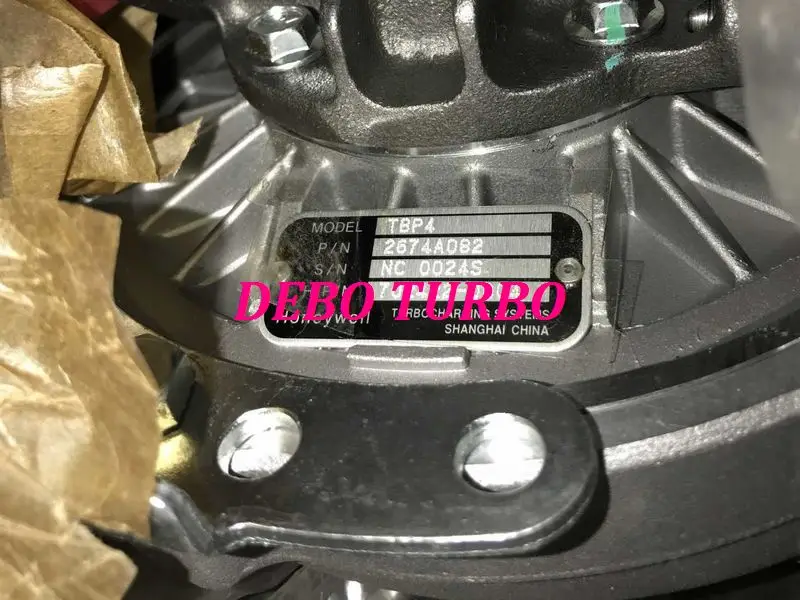 НОВЫЙ ПОДЛИННЫЙ TBP4 702422 -5004S 2674A082 Турбокомпрессор для Tianjin LOVOL PHASER P160Ti 4L 119 кВт/160 л.с.