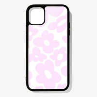phone case for iphone 12 mini 11 pro xs max x xr 6 7 8 plus se20 high quality tpu silicon cover pink retro flower
