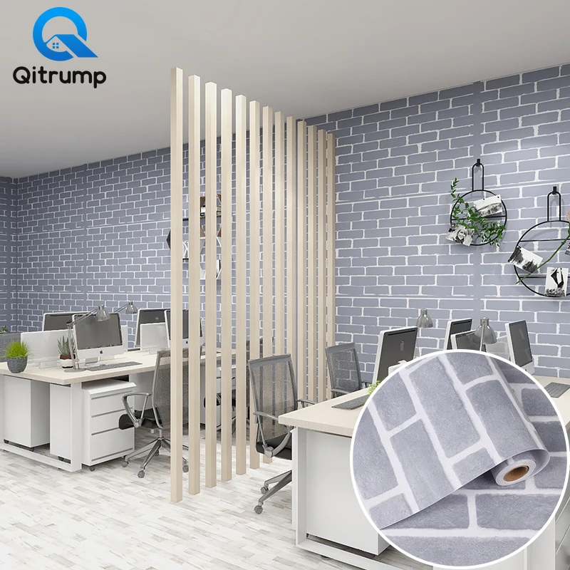 

Retro Vinyl Wallpaper Brick Pattern Matte Waterproof Wall Sticker for Living Room Bedroom Home Decor Self-adhesive Contact Films