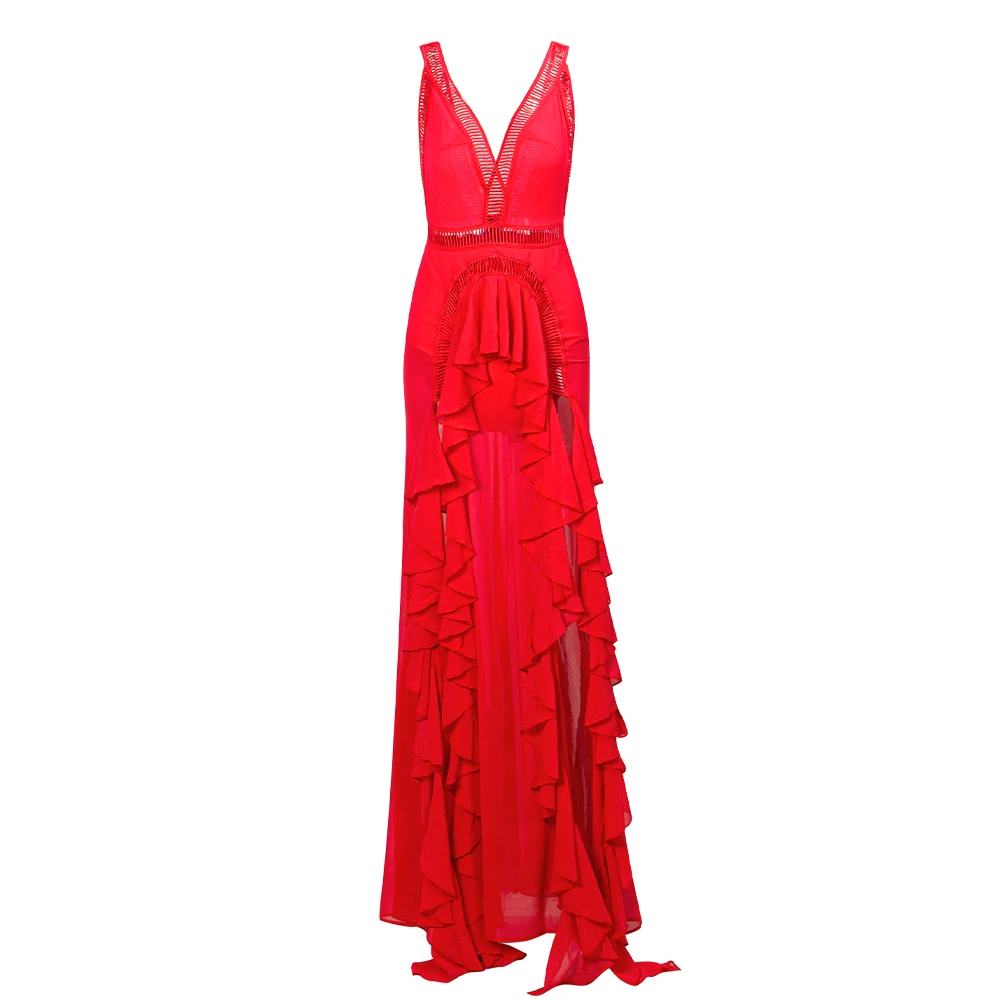 LOVE&ampLEMONADE Сексуальное красное сексуальное нижнее белье с глубоким v-образным