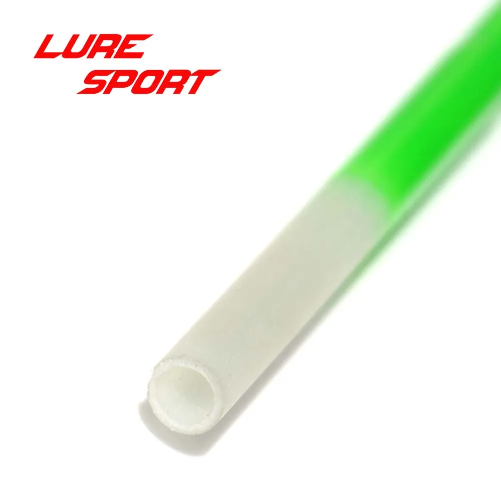 LureSport 2 set Transparent Hollow GlassFiber 1.2m 3sections1.4m 4sections UL blank Rod building components Repair DIY Accessory - купить по