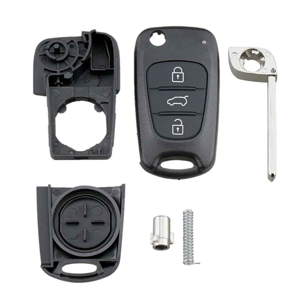 

Replacement Car Key Shell 3 Buttons Fit for Hyundai Hyundai I20 I30 IX35 I35 Remote Control Parts leather car remote key case