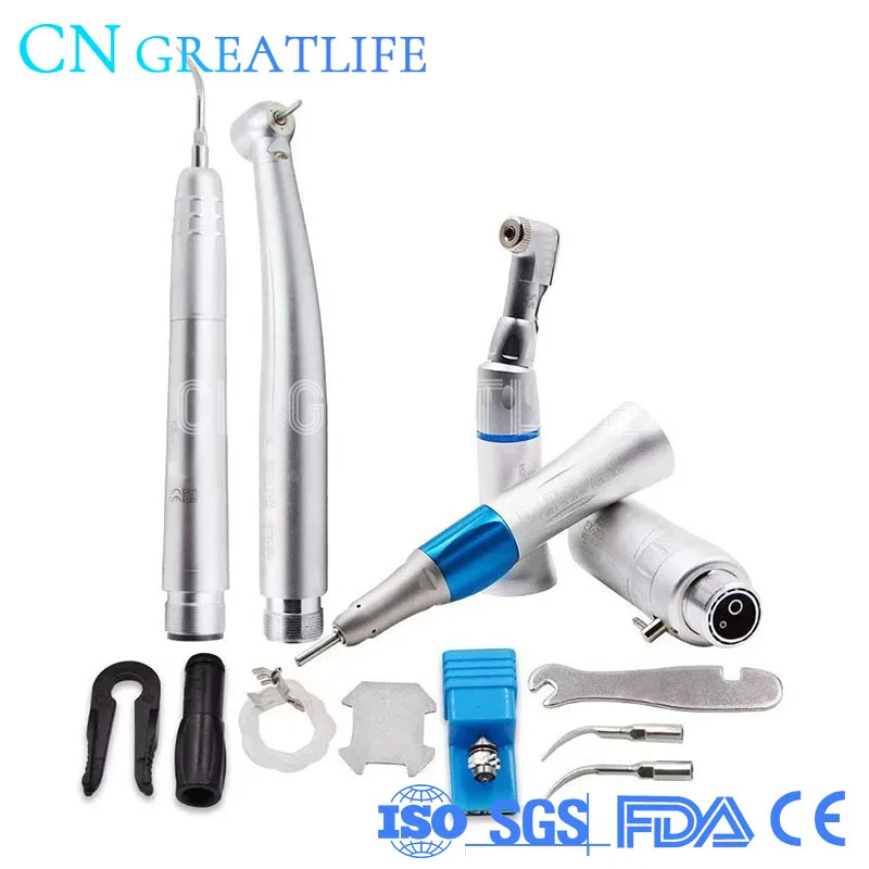 

EX-203 набор стоматологических клиник, Стоматологический Хирургический воздушный скалер, наконечник с углом наклона, высокоскоростной након...