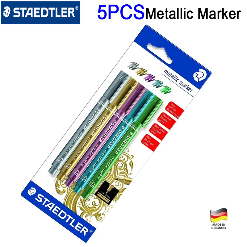 Staedtler 8323  metallic colors marker pen office & school s