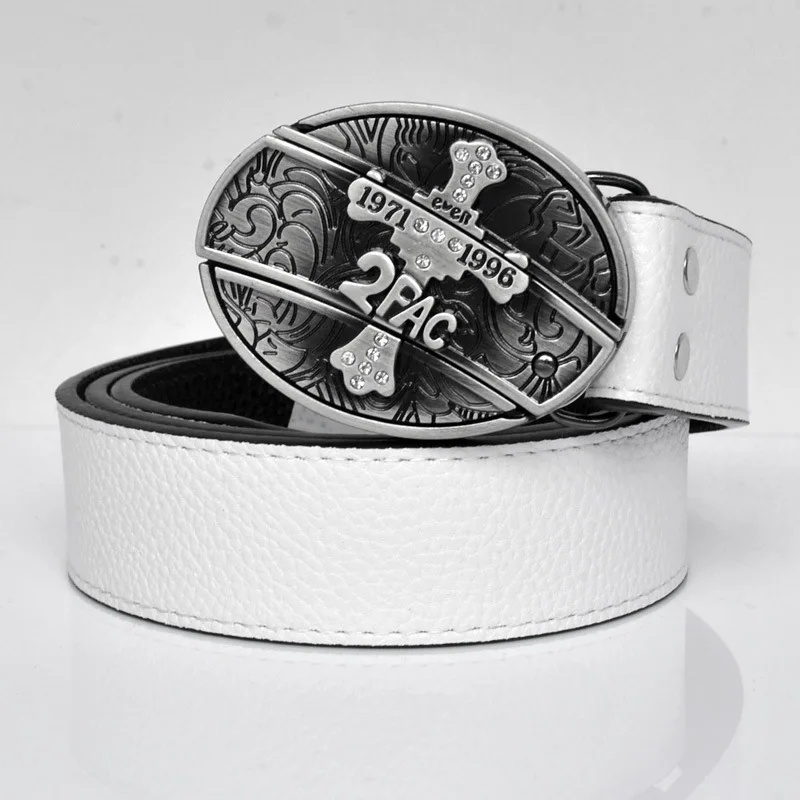 Мужской черный и белый универсальный ремень с обеих сторон тигр дракон волк паук