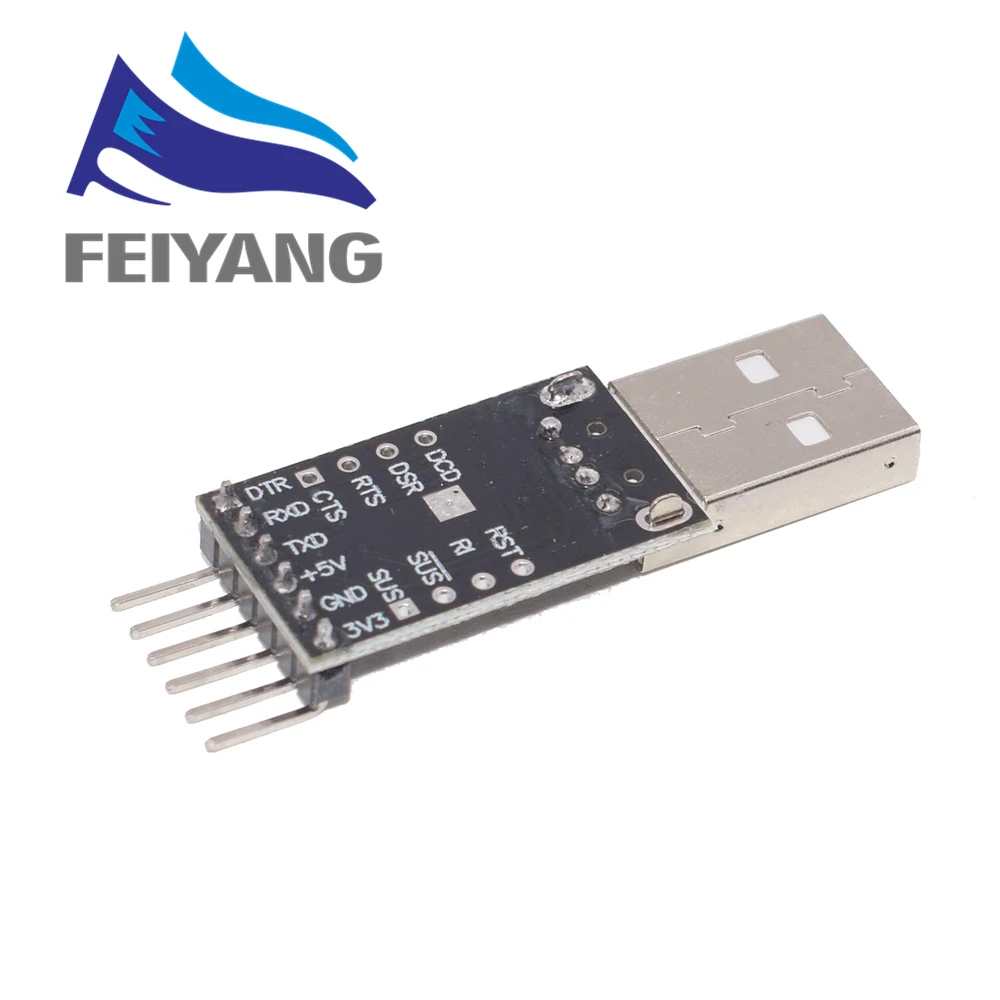 10 шт. серийный преобразователь CP2102 USB 2 0 в TTL UART модуль 6 контактов замена STC