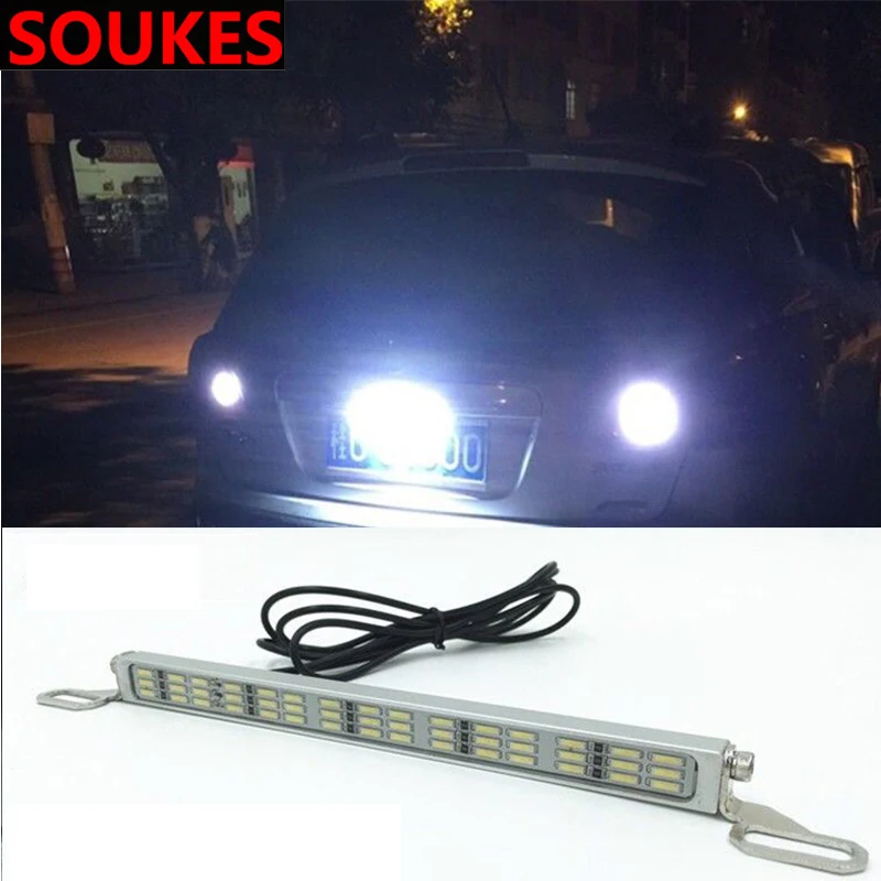 Автомобильный передний задний лобовое стекло Лицензия Тормозная лампа Led для