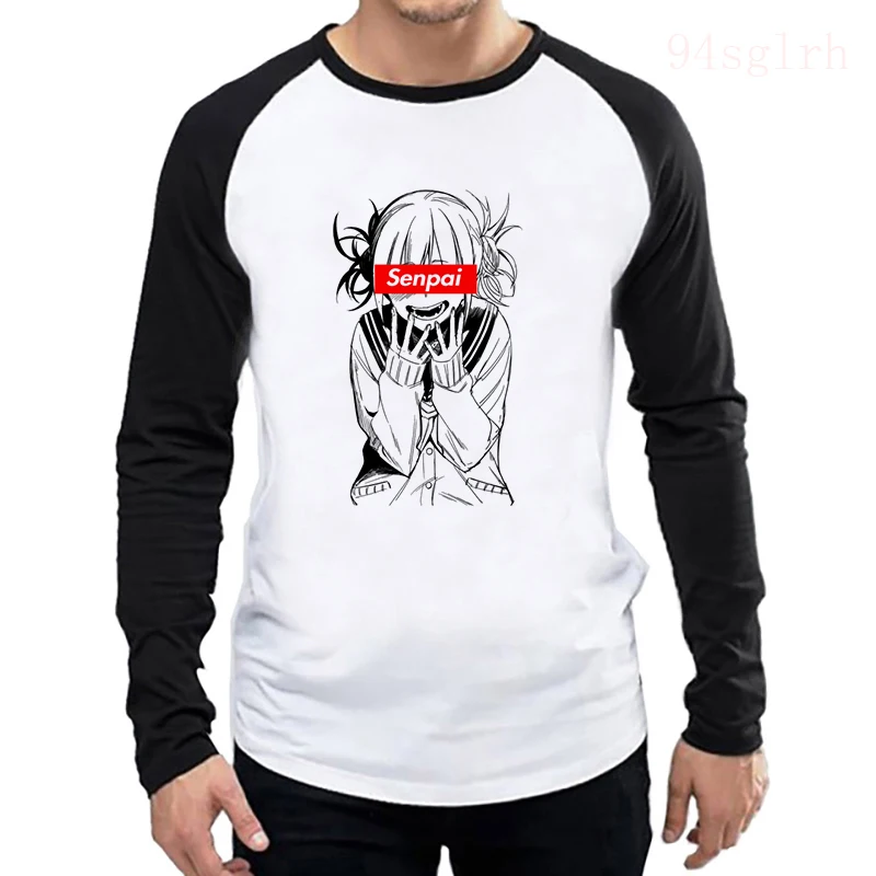 Футболка унисекс с длинным рукавом и надписью Моя геройская Академия | Мужская