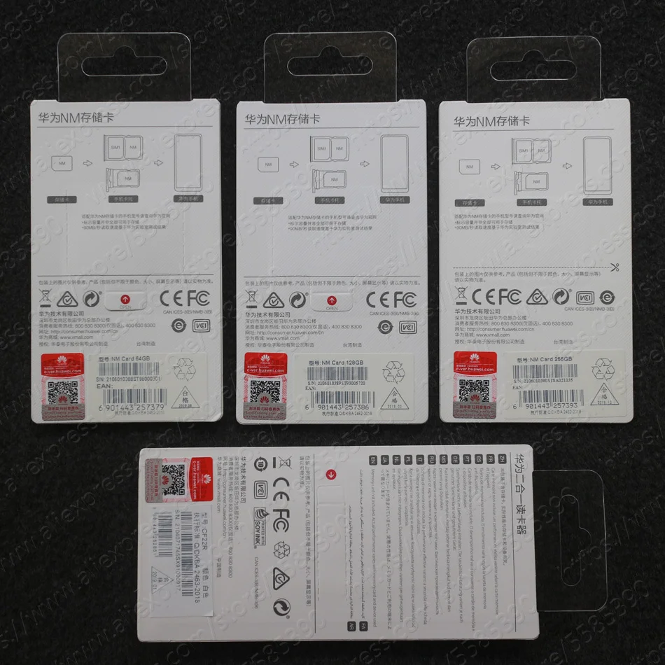 Оригинальная карта памяти Huawei Nano 90 МБ/с./с 128 ГБ 256 нм P40 Pro Plus Lite Mate xs Mate30 MatePad P30 Mate20 X |