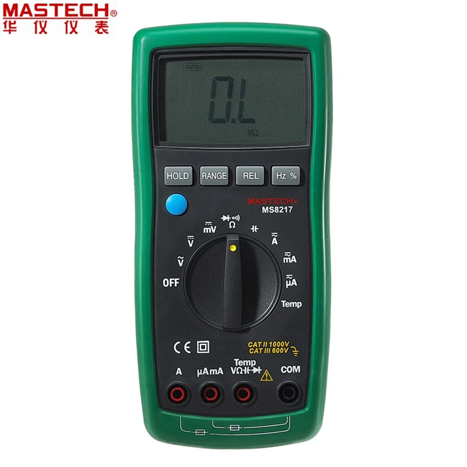 Портативный Цифровой Мультиметр MASTECH MS8217 Автоматический диапазон напряжения
