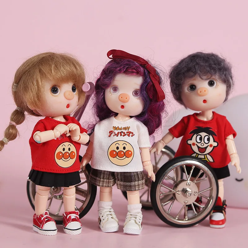 

HOUZIWA OB11 Clothes BJD Doll Accessories Doll T-Shirt Clothes For OB11 Doll