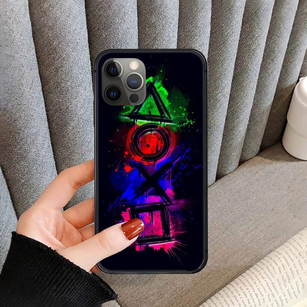 

Cool Game Console Ps4 Phone Case cover For iphone 5 5S 6 6S PLUS 7 8 11 12 mini X XR XS PRO SE 2020 MAX black hoesjes trend