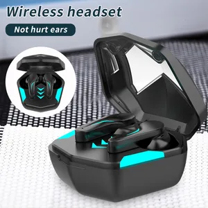 Breathing Light Wireless Earphone With Charging Case Machine Digital Display Sports Bluetooth Gaming Headset Headphone Earbuds