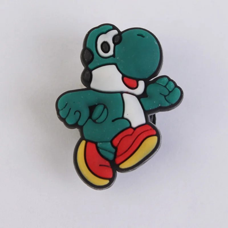 1 шт. Забавный мультяшный персонаж из ПВХ JIBZ Croc шармы аксессуары сделай сам Сабо