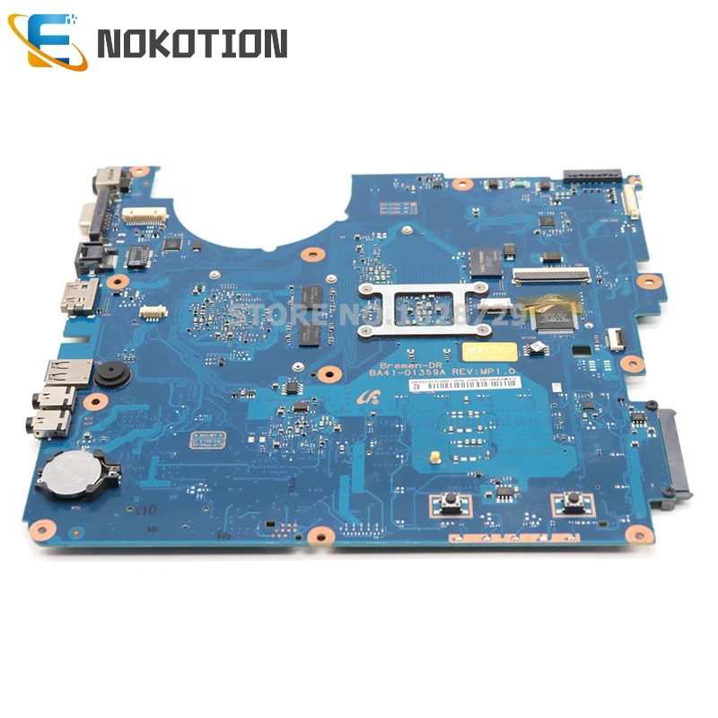 Bestellen NOKOTION BA92-06827A BA92-06827B BA41-01360A Für Samsung NP-R525 R525 Laptop Motherboard DDR3 ATI GPU Kostenloser CPU