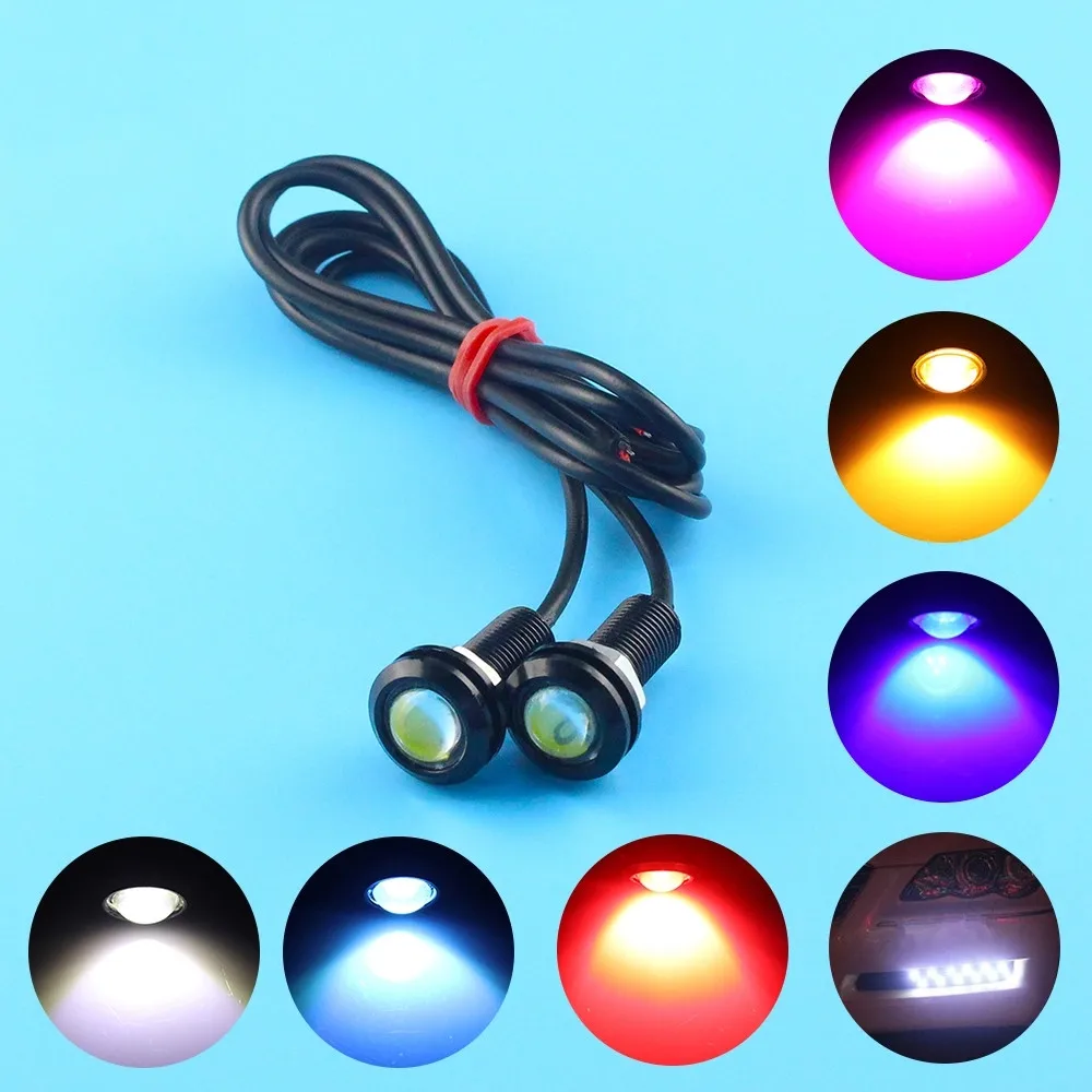 2x Новый Автомобильный светодиодный орлиный глаз светильник s ультра тонкий 23 мм 9