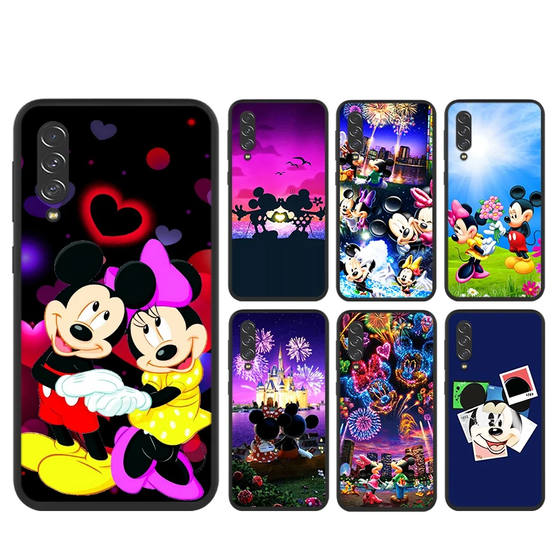 

Mickey Minnie cute Phone Case For Samsung Galaxy A90 A80 A70 S A60 A50S A30 S A40 S A2 A20E A20 S A10 S Black Soft