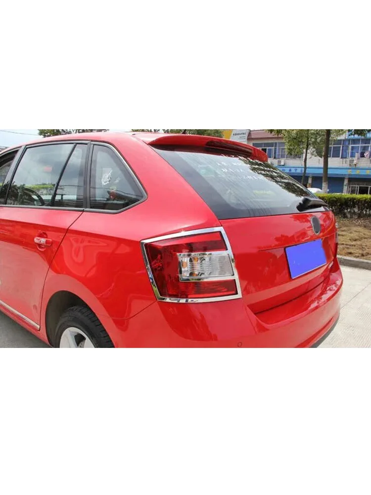 2 шт. хромированные крышки для задних фонарей Skoda Octavia A7 MK3 2015 2016 2017|Хромирование| |