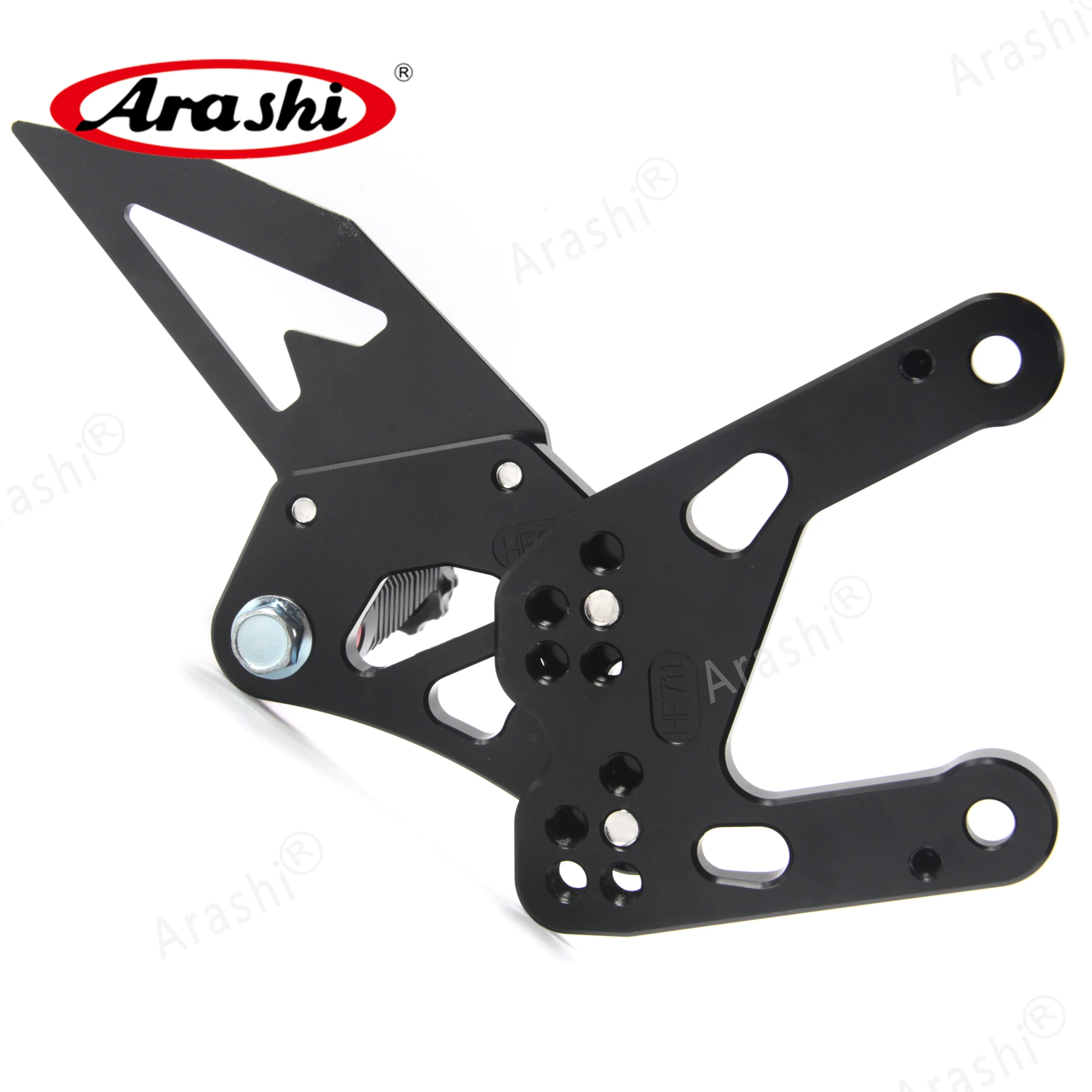 Arashi Регулируемая подставка для ног YAMAHA YZF R1 2015 - 2021 ЧПУ колышки наездник задние