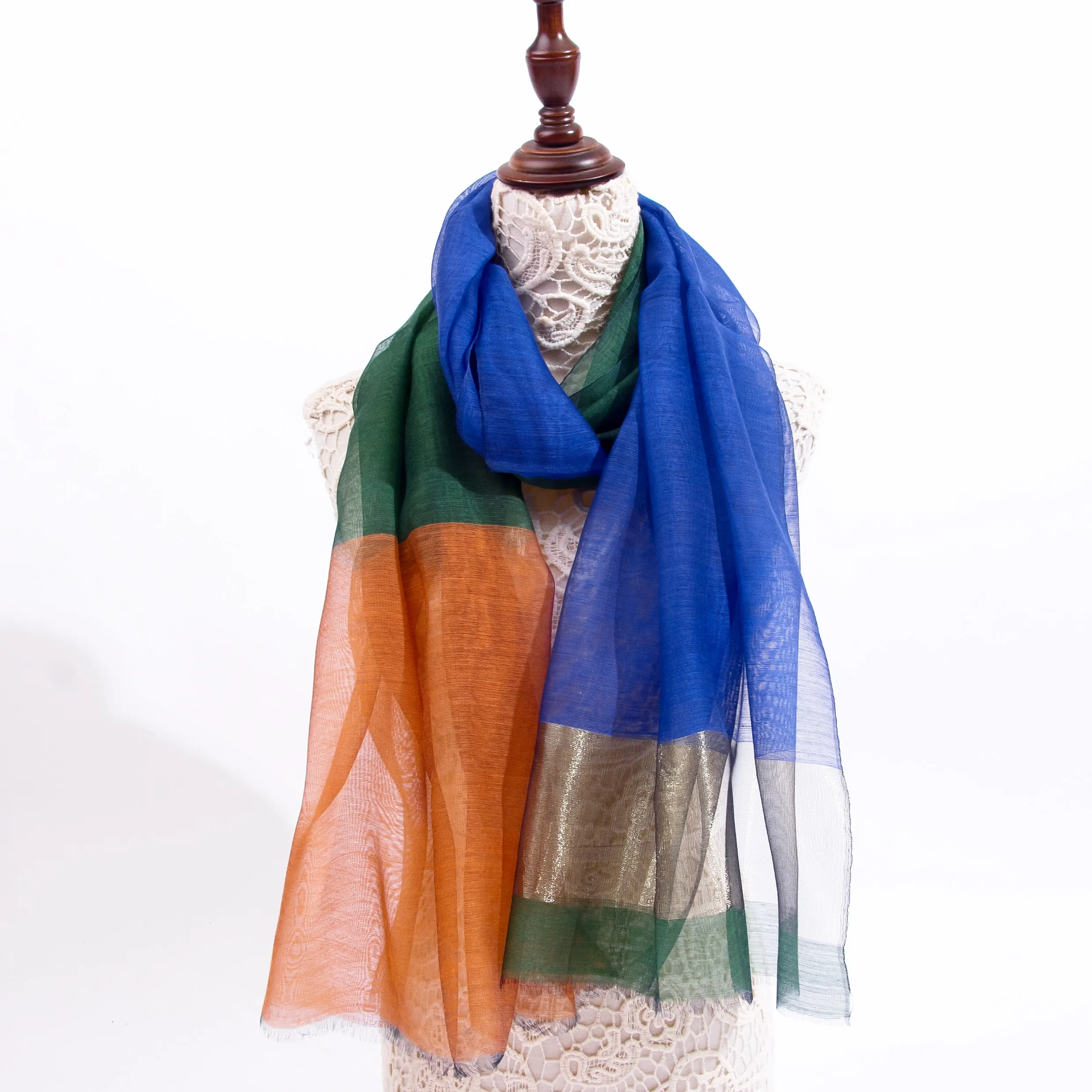 Шарф женский Шелковый кашемировый Осень-зима 2019 |