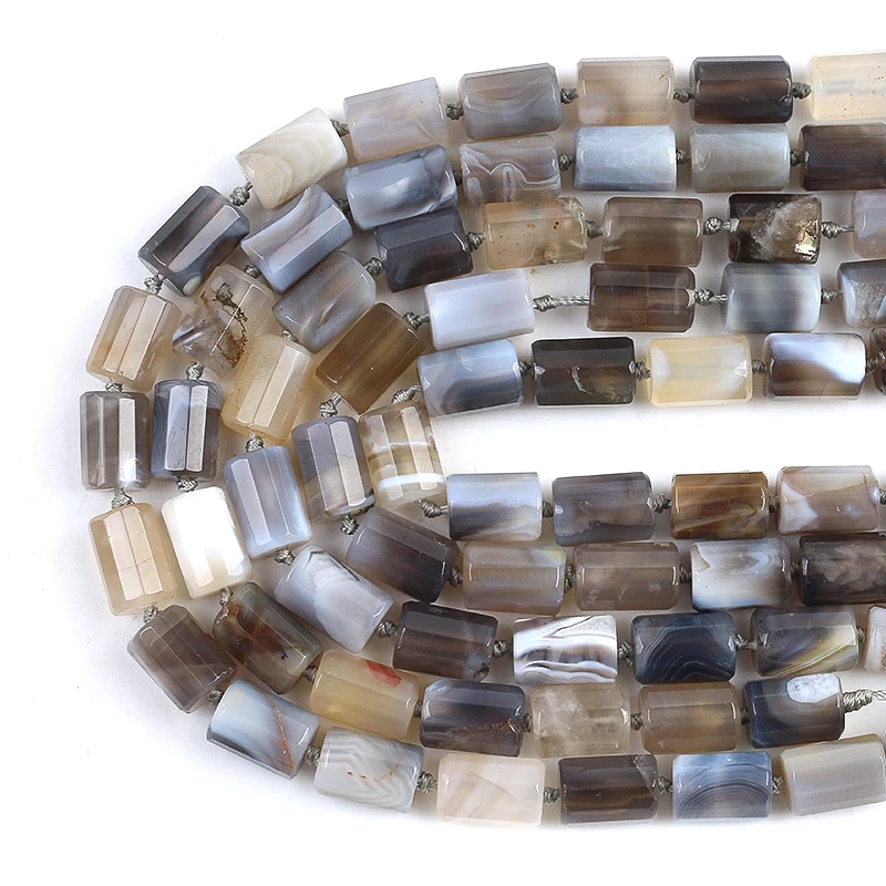 

Оптовая продажа натуральный цилиндр персидские бусы из камня агата свободные бусины для изготовления ювелирных изделий DIY Подвески брасле...