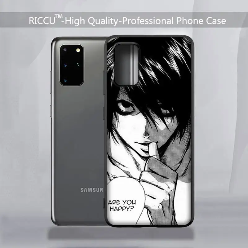 Чехол для телефона с аниме Death Note Samsung S20 plus Ultra S6 S7 edge S8 S9 S10 5G | Мобильные телефоны и