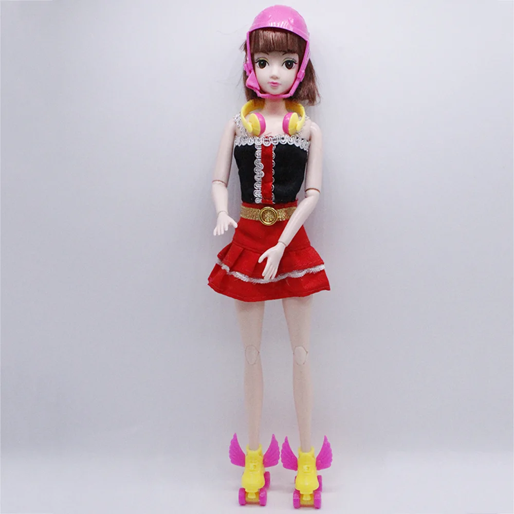 Новинка 4 шт./компл. декоративные роликовые коньки Красивая кукольная обувь