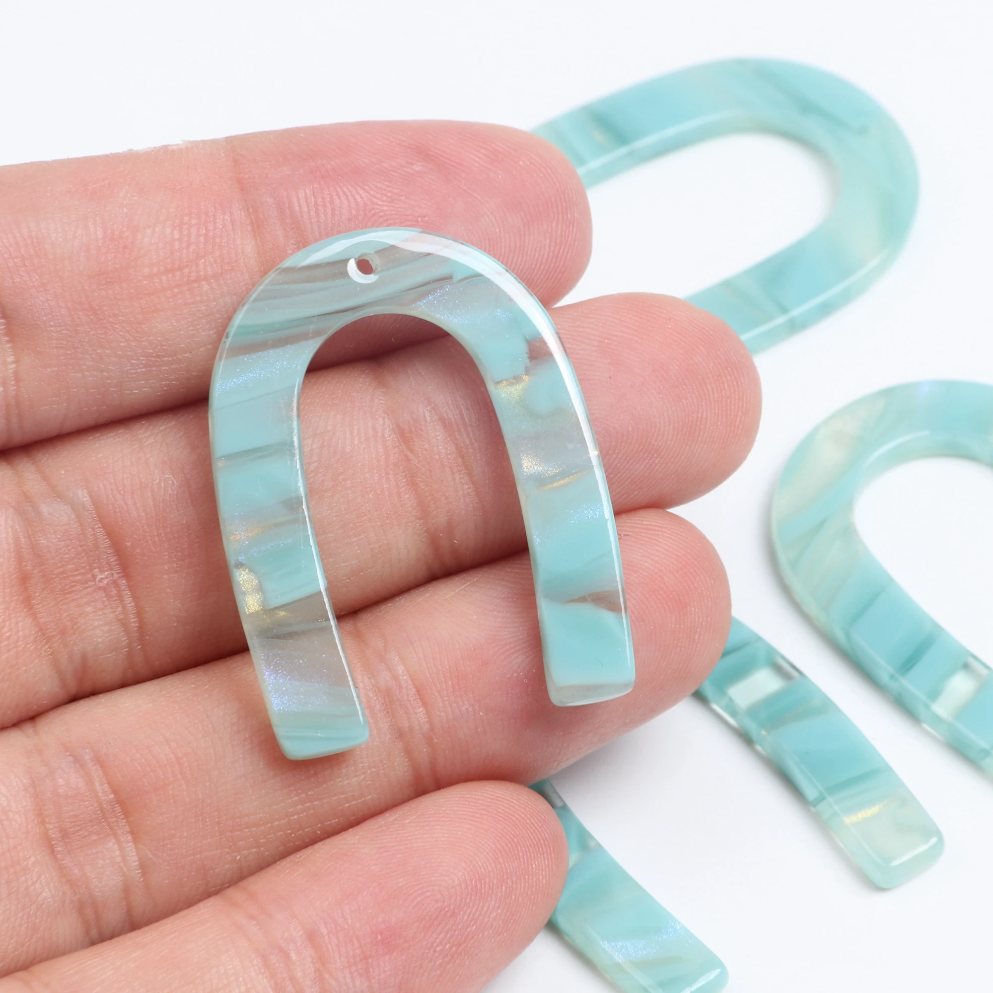 Серьги в виде черепахи подвески из ацетата u образные серьги 35x26 мм ACE250|Шармы| |