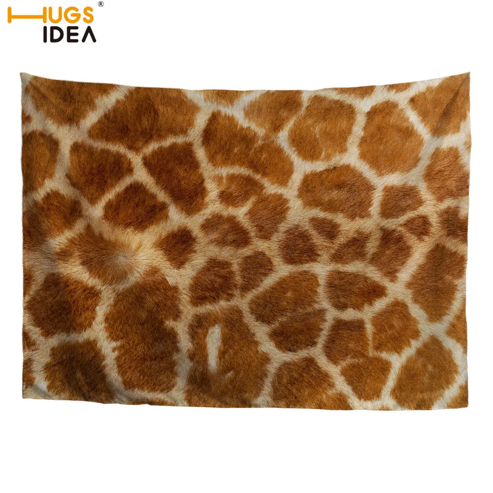 HUGSIDEA настенный гобелен с леопардовым принтом ткани Зебра/тигр/кожа питона