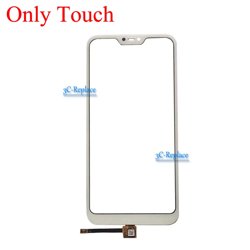 White Only Touch Черный/белый для Xiao mi redmi 6pro redmi 6 pro ЖК-экран+ сенсорная панель дигитайзер Рамка Черный для Xiaomi mi A2 lite - Цвет: White Only Touch