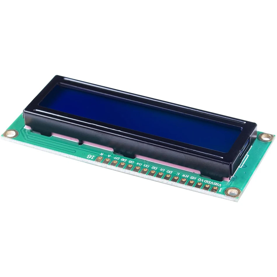 ЖК-дисплей 1602 + I2C 16x2 1602A синий/зеленый экран HD44780 символьный ЖК-дисплей/w IIC/I2C