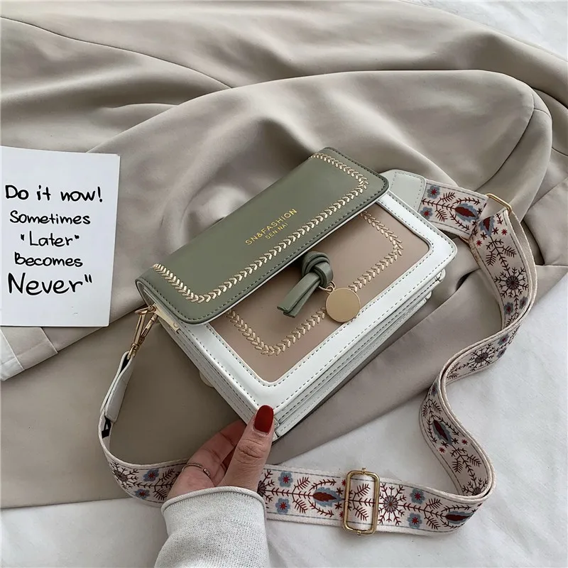 

Scrub Leather Crossbody Bags For Women 2020 Chain Shoulder Messenger Bag Lady Travel Handbags and Purses