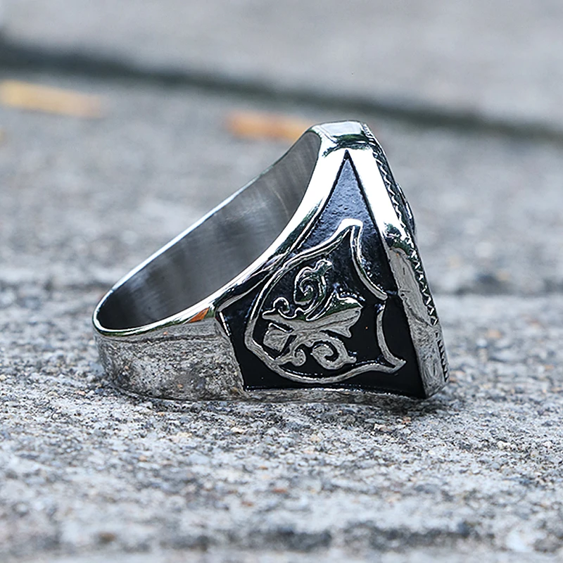Готический славянские топор Perun байкерские мужские кольца из нержавеющей стали