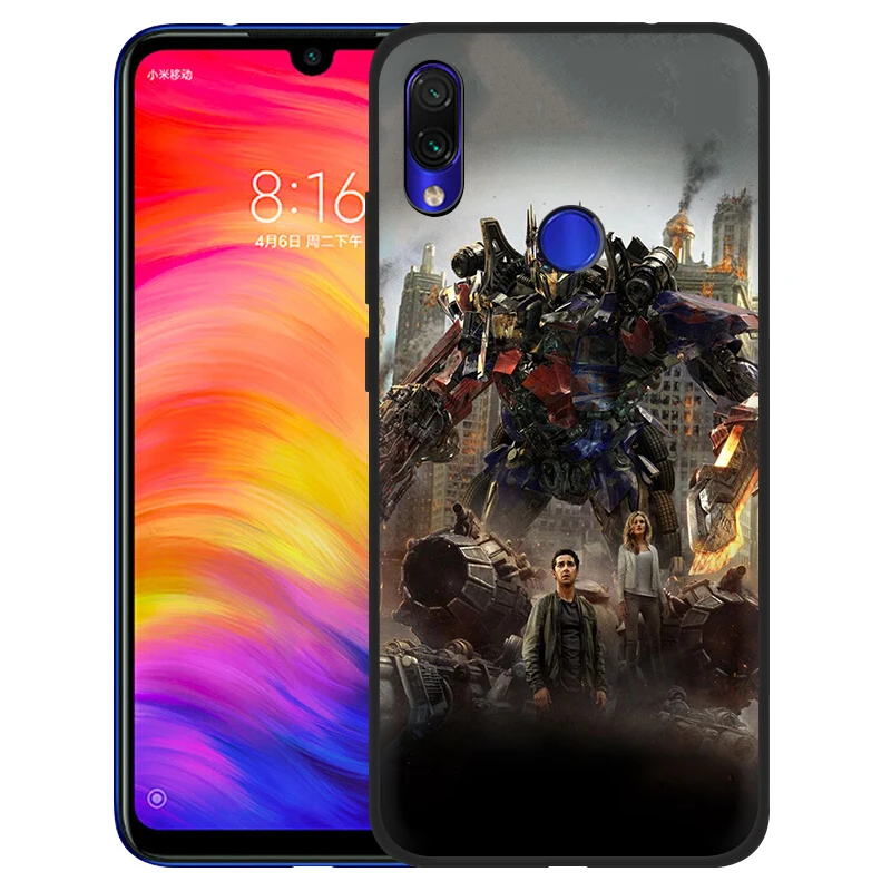 B3 EWAU Трансформеры Темный Луны силиконовый чехол для телефона для Xiaomi Redmi 4A 4X5 6 7 A Plus K20 Pro S2 GO 8A - Цвет: B3