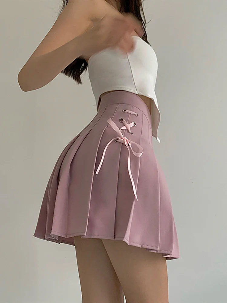 

A-line Skirt Women's Summer 2021 New High Waist Pleated Skirt, Foreign Style, Thin Short Skirt