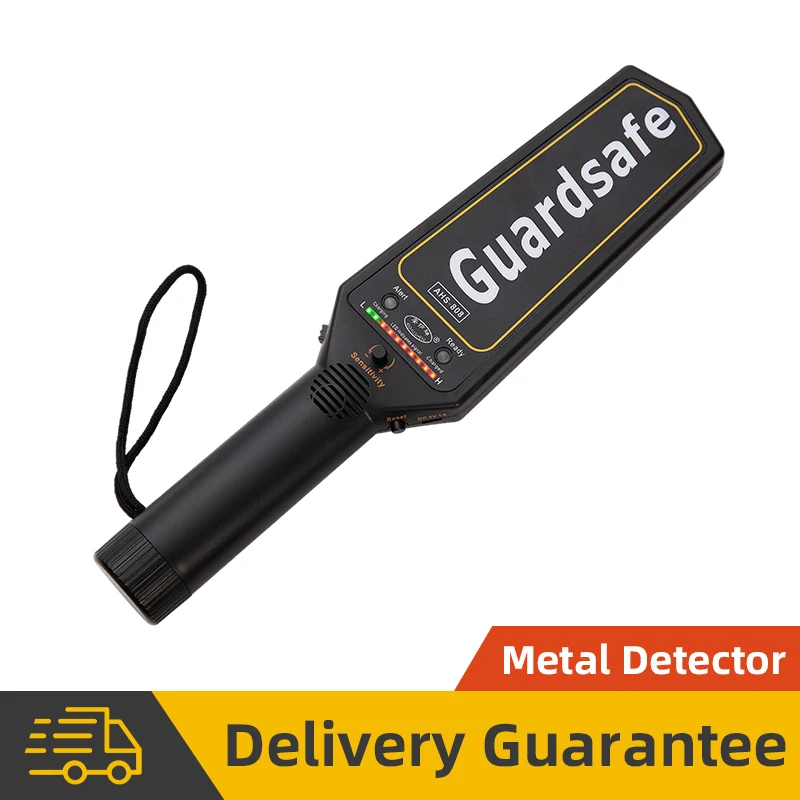 

2021 Upgrade Portable Easy Operation High Sensitivity Hand-Held Metal Detector Waterproof LED Audible Alarm Metal Detector