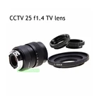 Объектив 25 мм F1.4 CC TV и крепление C для беззеркальной камеры Canon EOS M6 Mark II M1 M2 M3 M5 M6 M10 M50 M100 M200 C-EOS м