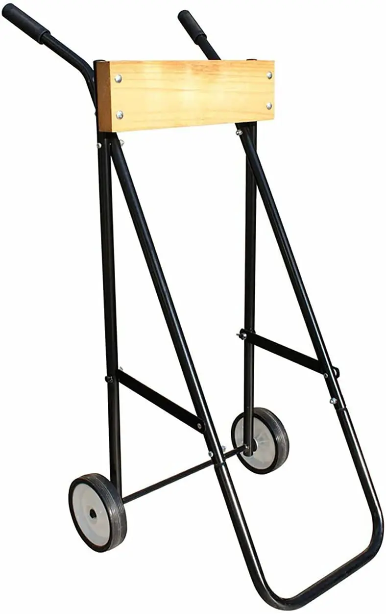 Outboard Boat Motor Stand, Engine Carrier Cart Dolly for Storage 2 - 40HP 165LBS Capacity for Yamaha Mercury Hidea