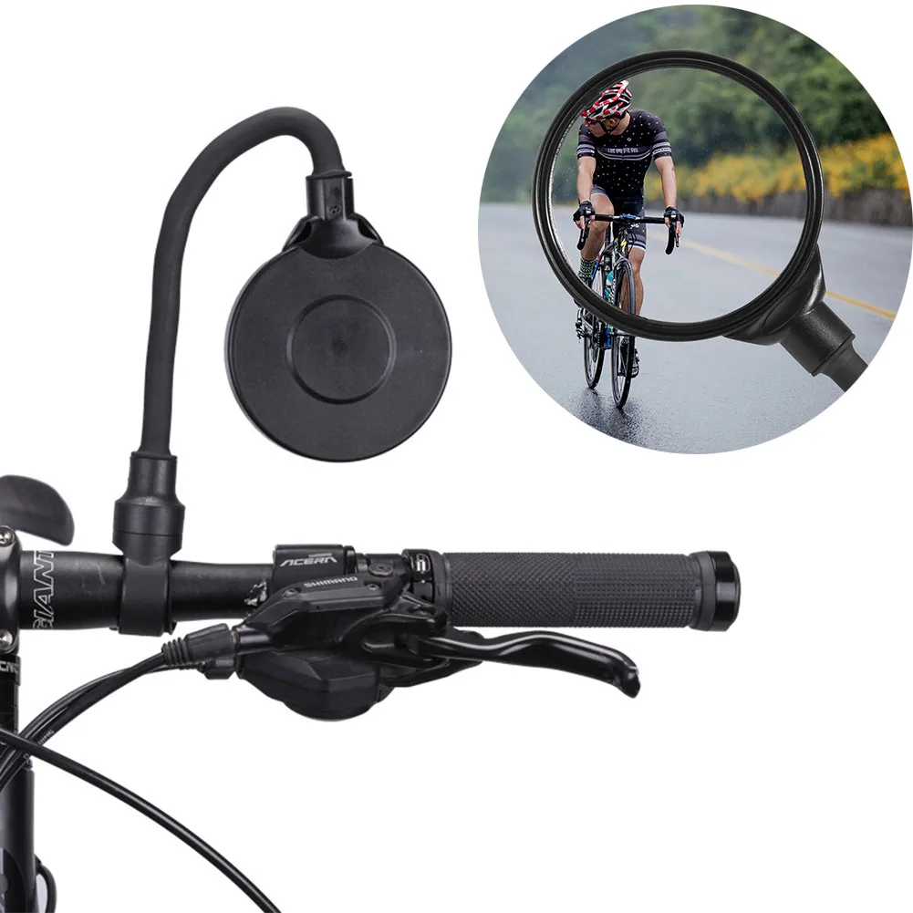 

1PC Round Rearview Bicycle Handlebar Mirrors Mountain Bike Cycling Rearview Mirror Wide Angle Convex Mirror Bicycle Accessories
