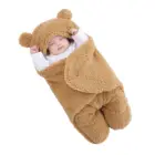 Детский спальный мешок, сверхмягкое пушистое Флисовое одеяло для новорожденных, детская одежда для мальчиков и девочек, детская Пеленка, 3 м