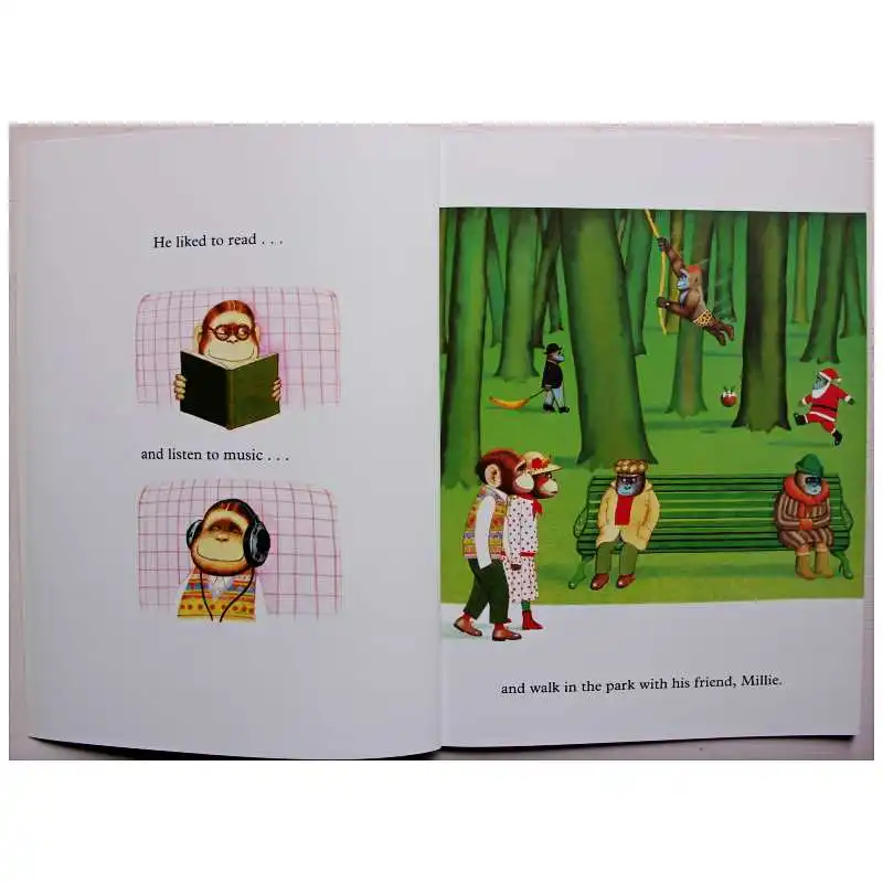 Willy the Champ от Энтони Брайн Обучающая книга с картинками на английском языке